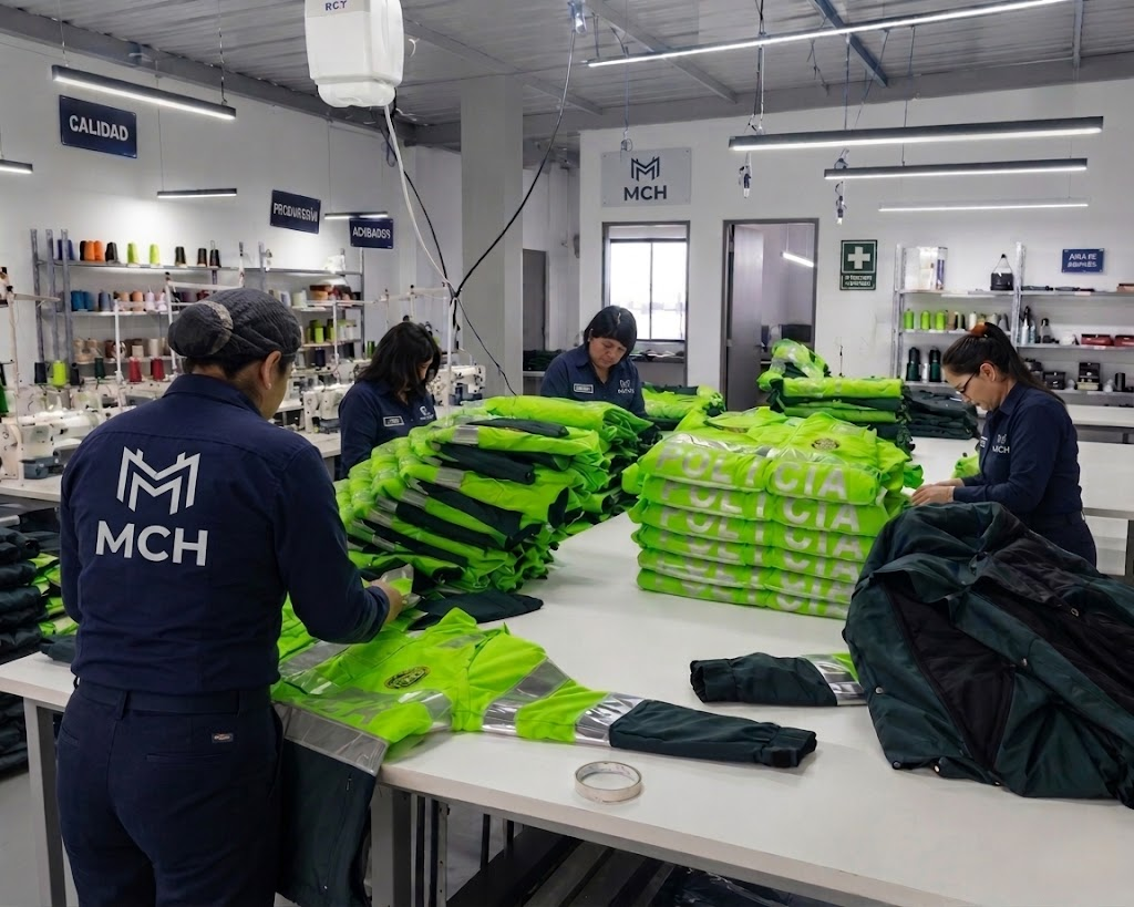 Área de acabado y planchado